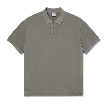 Polar Skate Co Surf Polo Shirt Washed Grey